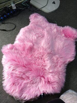 Faux fur rug