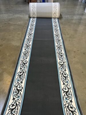 Modern staircase rug